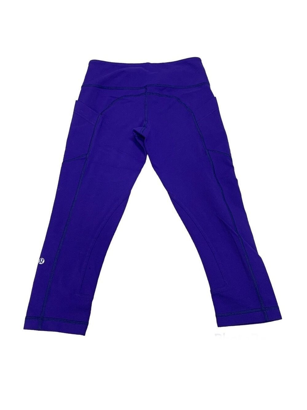 Lululemon deep rich purple Capri leggings Sz 4